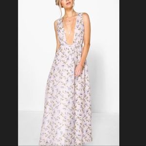 Boohoo Maxi wrap dress